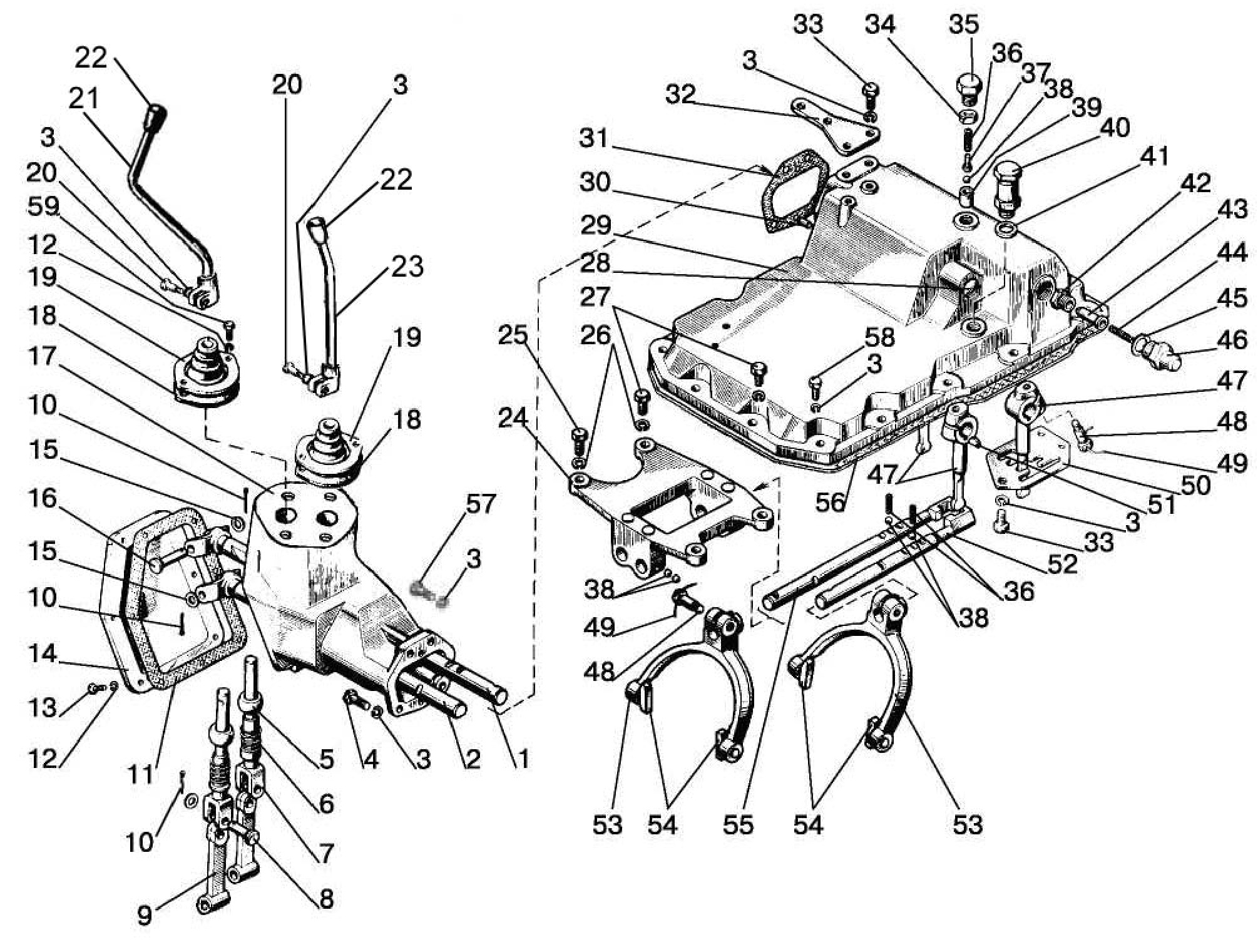 Механизм управления коробкой передач 80-1702010
